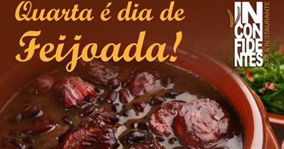 Quarta é dia de saborear feijoada no almoço e futebol no happy hour do Inconfidentes Bar Eventos BaresSP 570x300 imagem