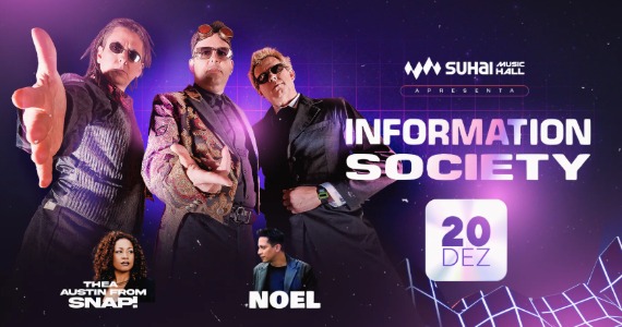 Information Society, Thea Austin e Noel agitam São Paulo