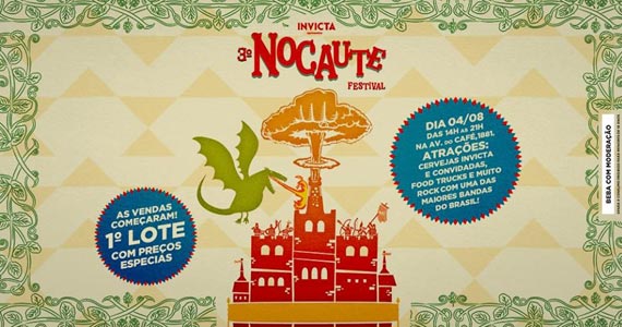 3º Invicta Nocaute Festival com muito rock e cerveja na Cervejaria Invicta Eventos BaresSP 570x300 imagem