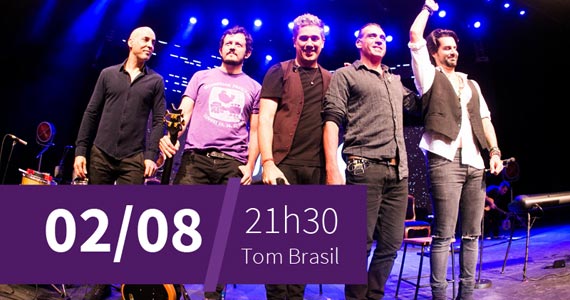 Tom Brasil recebe show da banda Jota Quest com turnê acústica