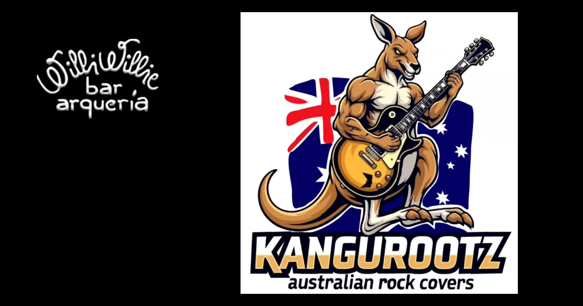 Programação - Kangurootz (Rock Australiano) + Double Gin Tônica até as 22h