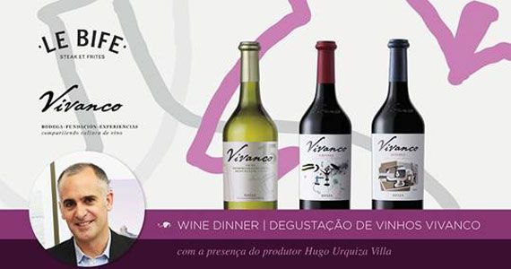 Le Bife realiza Wine Dinner com degustação de vinhos Vivanco Eventos BaresSP 570x300 imagem