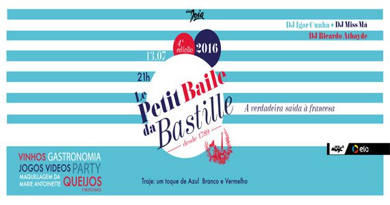 Le Petit Baile da Bastille acontece no Cine Joia com atrações especiais Eventos BaresSP 570x300 imagem
