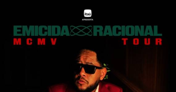 Emicida anuncia turnê imersiva 'Racional MCMV' com estreia em SP