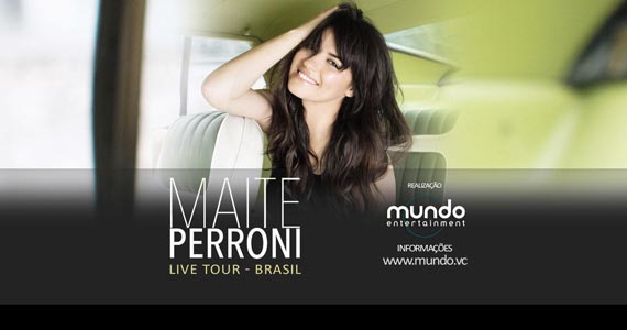 Audio recebe show da cantora mexicana Maite Perroni, ex-Rebelde