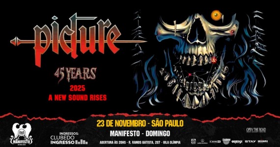 Picture celebra 45 anos em show único no Manifesto Bar