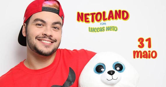 Espaço das Américas recebe espetáculo Netoland com Luccas Neto