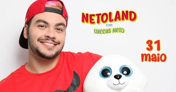 Youtuber Luccas Neto volta ao palco do Espaço das Américas com espetáculo Netoland