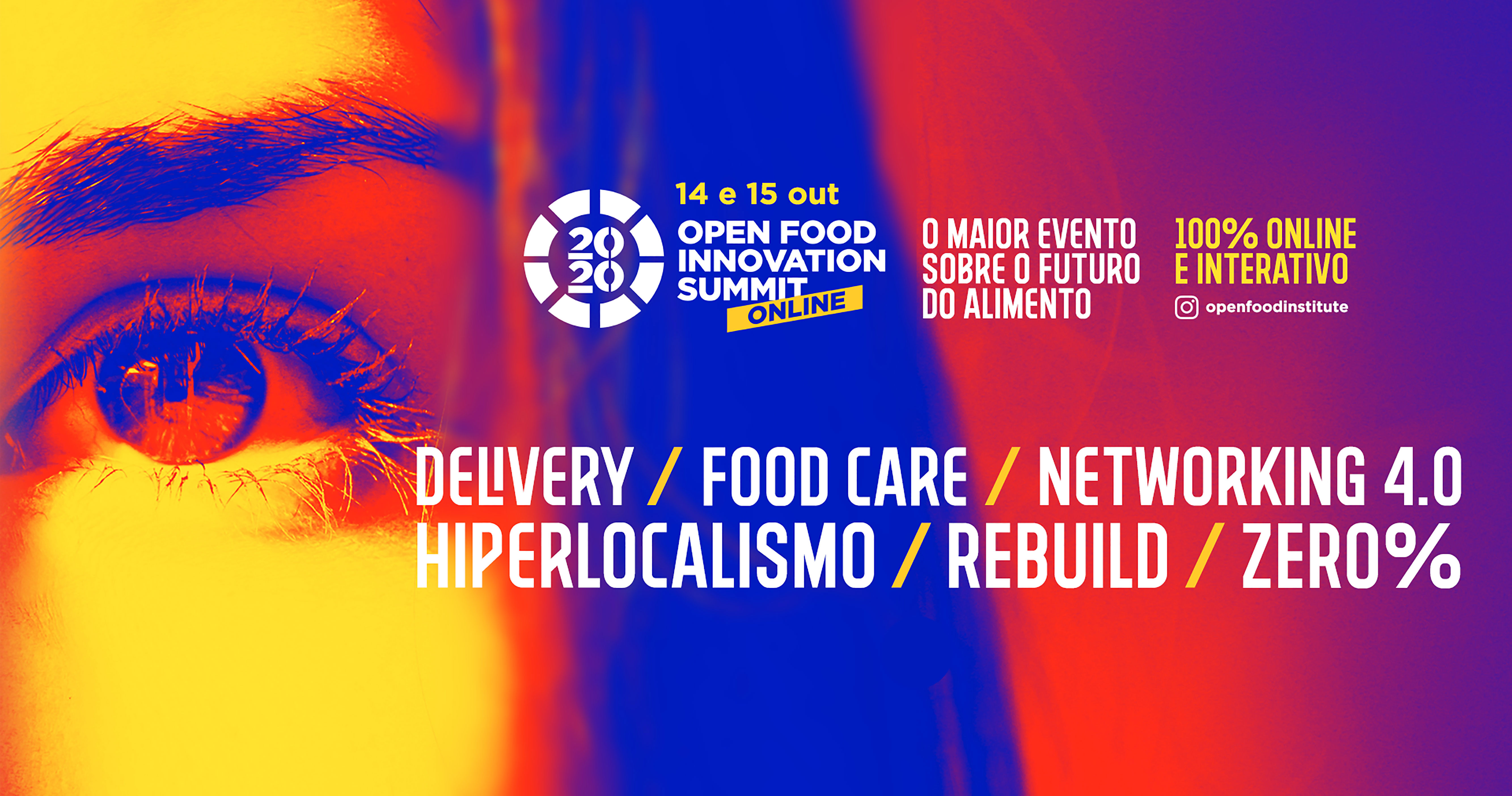 Open Food Innovation Summit será realizado em formato 100% online