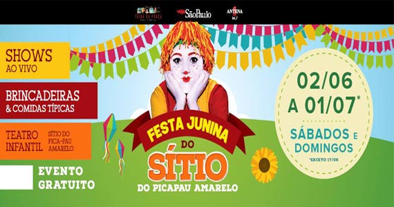 Open Mall The Square realiza Festa Junina do Sítio do PicaPau Amarelo com atrações especiais Eventos BaresSP 570x300 imagem