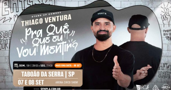 Thiago Ventura questiona a verdade em novo show