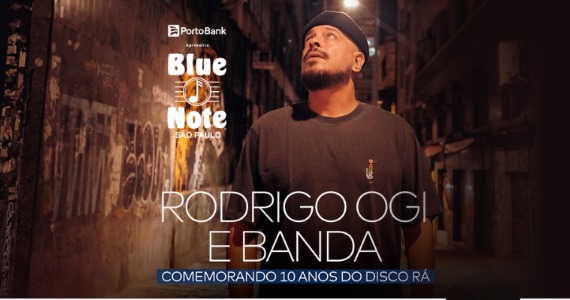 Rodrigo Ogi celebra 10 anos do disco “RÁ!” no Blue Note SP