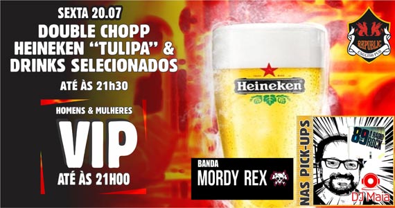 Banda Mordy Rex e DJ Maia comandam a noite com pop rock no Republic Pub Eventos BaresSP 570x300 imagem