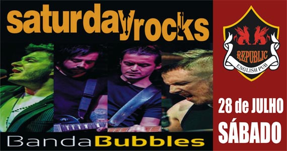 Banda Bubbles e DJ Maia com pop rock agitando o Republic Pub Eventos BaresSP 570x300 imagem