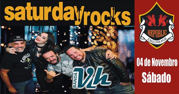 Republic Pub recebe o som da banda Vih para animar a noite com muito rock Eventos BaresSP 570x300 imagem