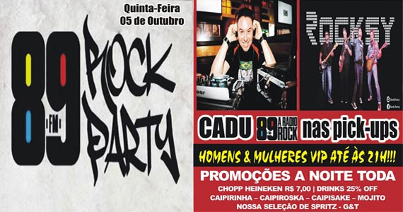 Banda Rocksy e DJ Cadu comandam a noite com pop rock no Republic Pub Eventos BaresSP 570x300 imagem