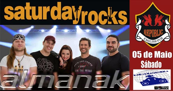 Banda Almanak e DJ Bisnaguinha comandam a noite com muito rock no Republic Pub Eventos BaresSP 570x300 imagem