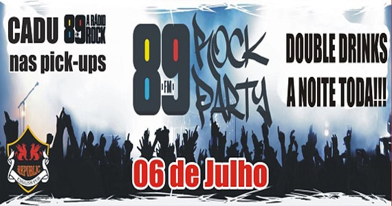 Banda #Vai Ter Rock e DJ Cadu comandam a noite no Republic Pub Eventos BaresSP 570x300 imagem
