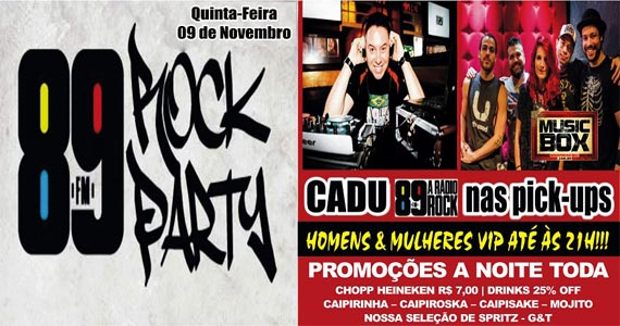 Banda Music Box e DJ Cadu comandam a noite com pop rock no Republic Pub Eventos BaresSP 570x300 imagem