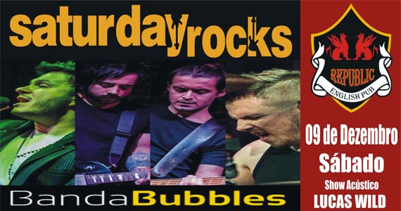 Republic Pub recebe os agitos de Dan Prymus e banda Bubbles