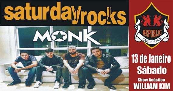 Banda Monk comanda a noite com clássicos do rock no Republic Pub Eventos BaresSP 570x300 imagem
