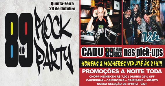 Banda Vih e DJ Cadu comandam a quinta com muito rock no Republic Pub Eventos BaresSP 570x300 imagem