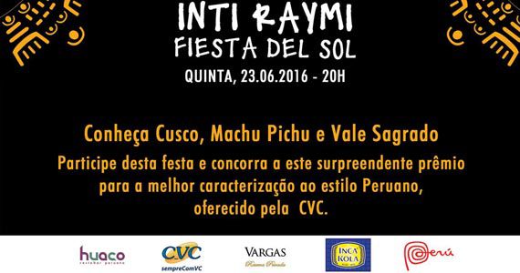 Rey Casro faz versão da festa peruana Inti Raymi nesta quinta-feira Eventos BaresSP 570x300 imagem