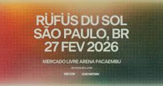 RÜFÜS DU SOL traz maior turnê da carreira no Pacaembu