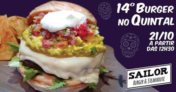 Burger no Quintal apresenta criação mexicana para comemorar o Dia de Los Muertos no Sailor Burger Eventos BaresSP 570x300 imagem