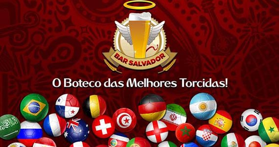 Bar Salvador transmite todos os jogos da Copa do Mundo 2018 8 telas e cardápio variado Eventos BaresSP 570x300 imagem