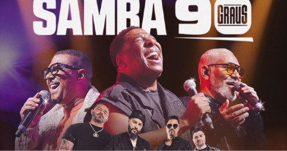 Samba 90 reúne Marcinho Art, Netinho de Paula e Chrigor no Espaço Unimed