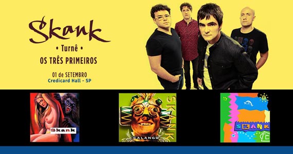 Credicard Hall recebe show da banda Skank com turnê Os Três Primeiros