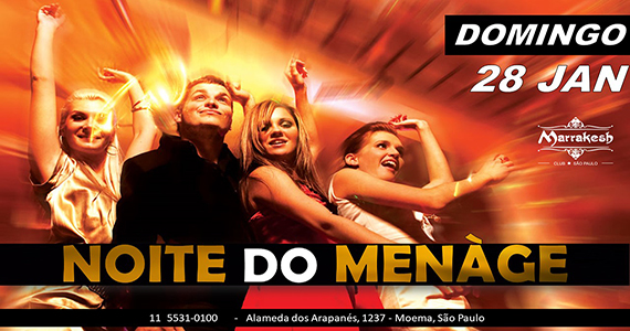 Noite do Ménage com muito swing e erotismo animando o domingo do Marrakesh Club