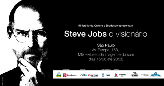 Steve Jobs - O Visionário entra em cartaz no Museu da Imagem e do Som Eventos BaresSP 570x300 imagem