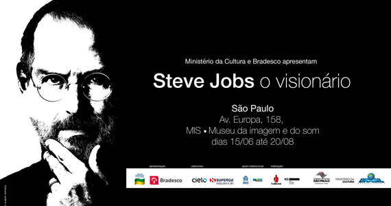 Steve Jobs - O Visionário entra em cartaz no Museu da Imagem e do Som