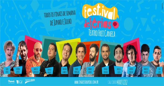 Festival de Férias do Teatro Frei Caneca acontece em junho e julho Eventos BaresSP 570x300 imagem