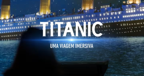 Uma viagem imersiva leva visitantes à história do navio Titanic, no Shopping Eldorado Uma viagem imersiva leva visitantes à história do navio Titanic, no Shopping Eldorado