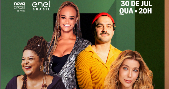 “Tributos Novabrasil” homenageia ícones da MPB em São Paulo