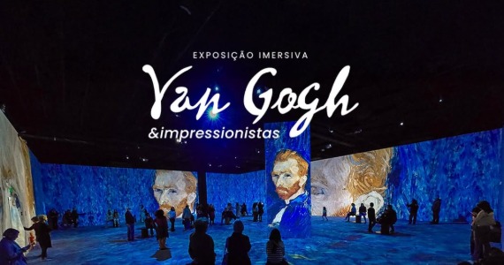 Van Gogh & Impressionistas chega ao ABC em mostra imersiva