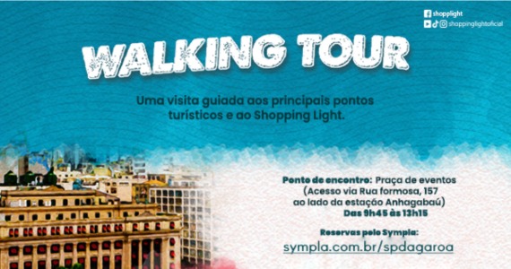 Shopping Light realiza Walking Tour Cênico no centro de SP
