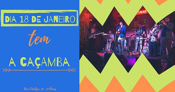 A banda A Caçamba realiza show de samba no Quintal Fidalga Eventos BaresSP 570x300 imagem