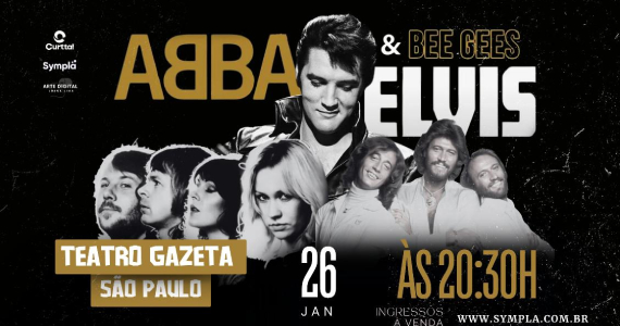 ABBA, Elvis & BEE GEES no Teatro Gazeta