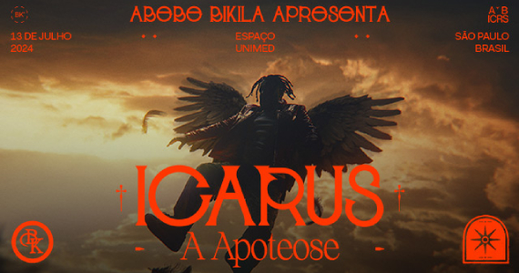 Abebe Bikila apresenta Icarus A Apoteose no Espaço Unimed Abebe Bikila apresenta Icarus A Apoteose no Espaço Unimed