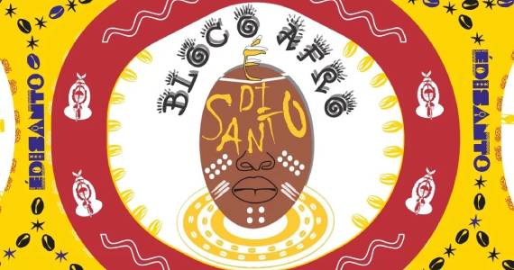 Bloco Afro É Di Santo na Rua Manuel Dias Leme