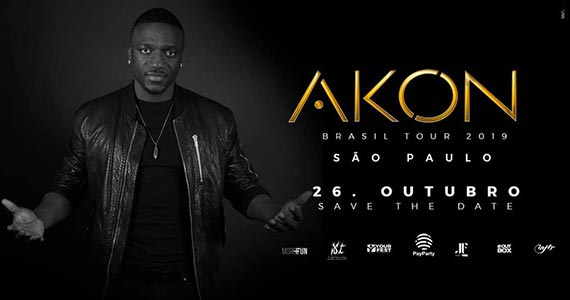 Akon Tour chega a São Paulo com apresentação única