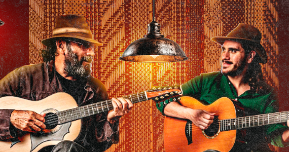 Almir Sater e Gabriel Sater na Vibra São Paulo