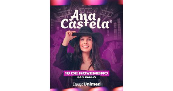 Ana Castela faz show no Espaço Unimed