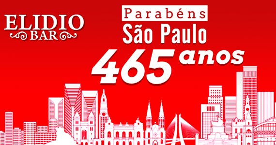 Elidio Bar comemora o aniversário de São Paulo com cardápio especial Eventos BaresSP 570x300 imagem