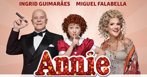 Teatro Santander recebe Ingrid Guimarães e Miguel Falabella em superprodução de Annie - o musical