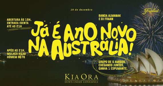 Já é Anovo Novo na Austrália no Kia Ora